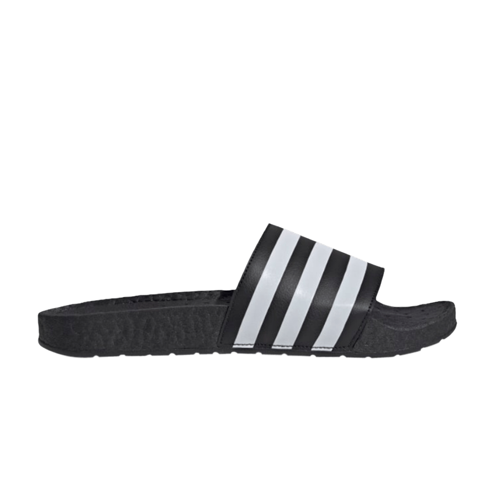 Image of adidas Adilette Boost Slides Core Black White (FU9884)