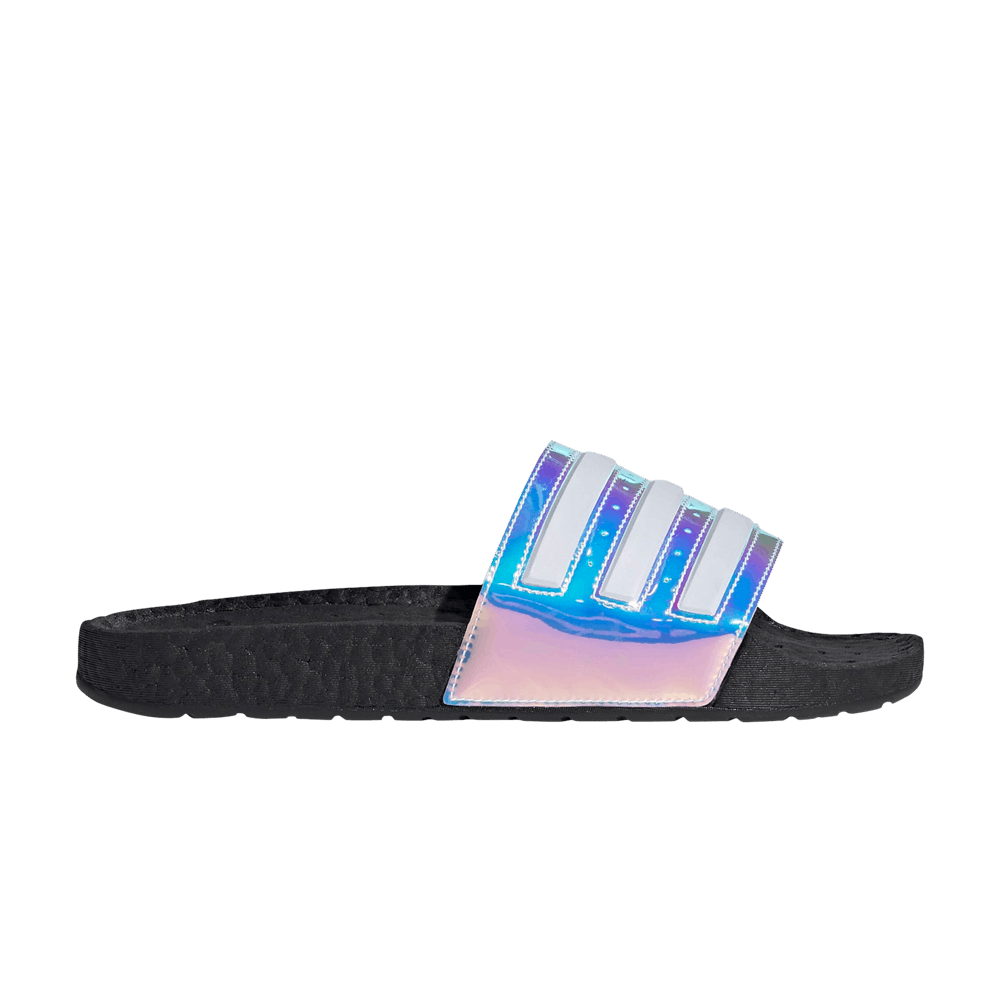 Image of adidas Adilette Boost Slides Iridescent (FZ2565)