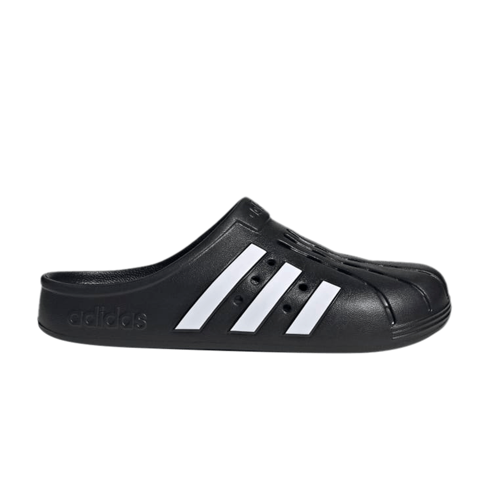 Image of adidas Adilette Clog Black White (GZ5886)