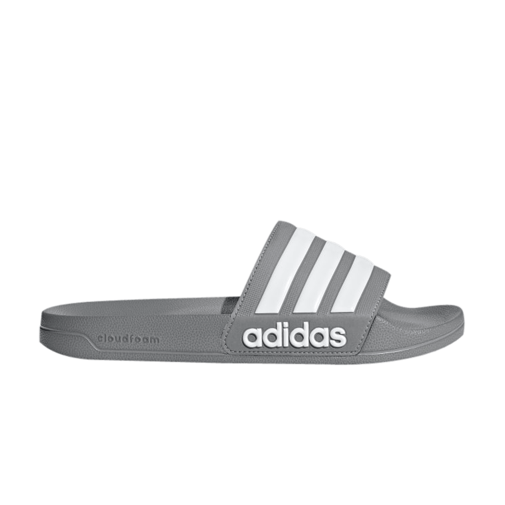 Image of adidas Adilette CloudFoam Slides Grey (B42212)