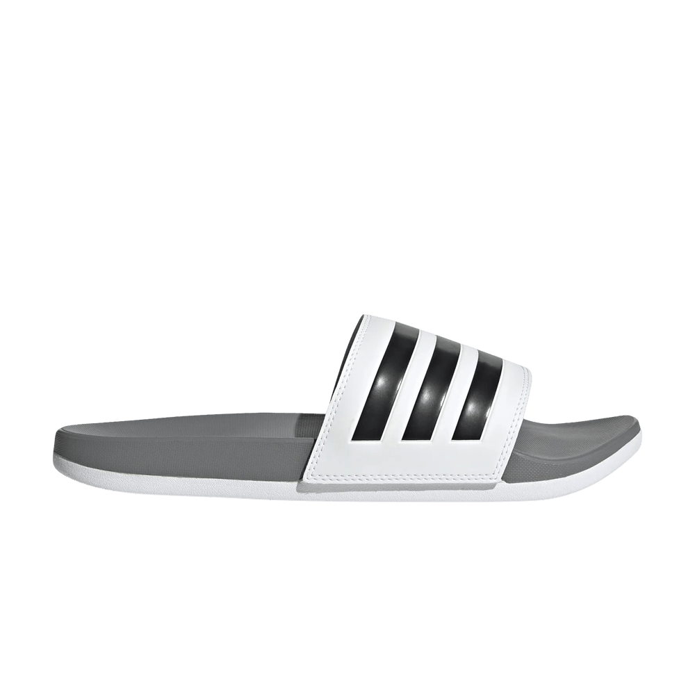 Image of adidas Adilette Comfort Slide White Grey (GZ5895)
