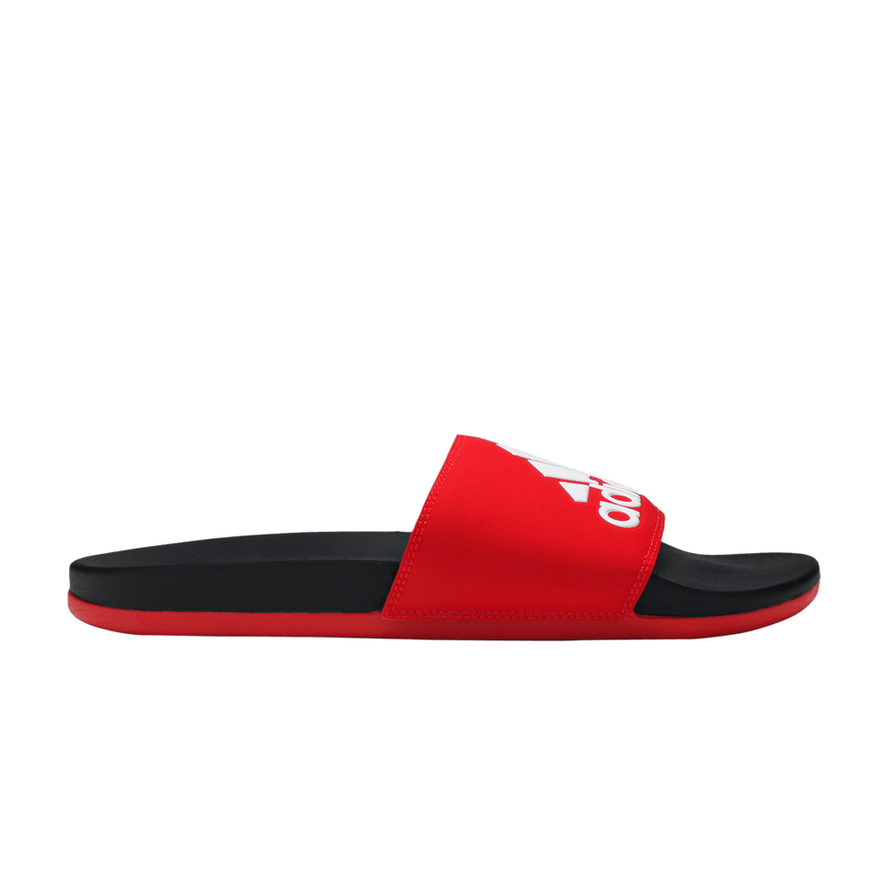 Image of adidas Adilette Comfort Slides Active Red (F34722)