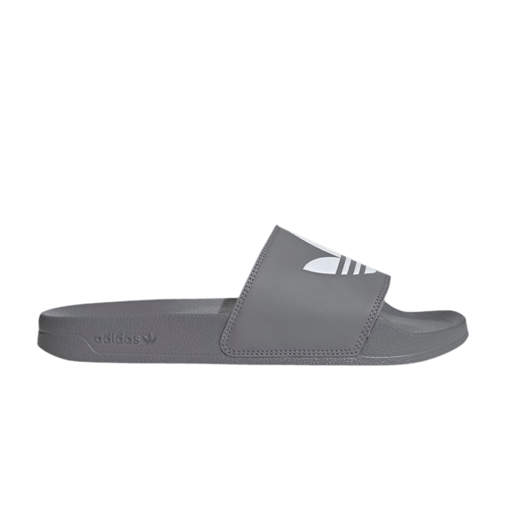 Image of adidas Adilette Lite Slides Trefoil Logo - Grey (FU7592)