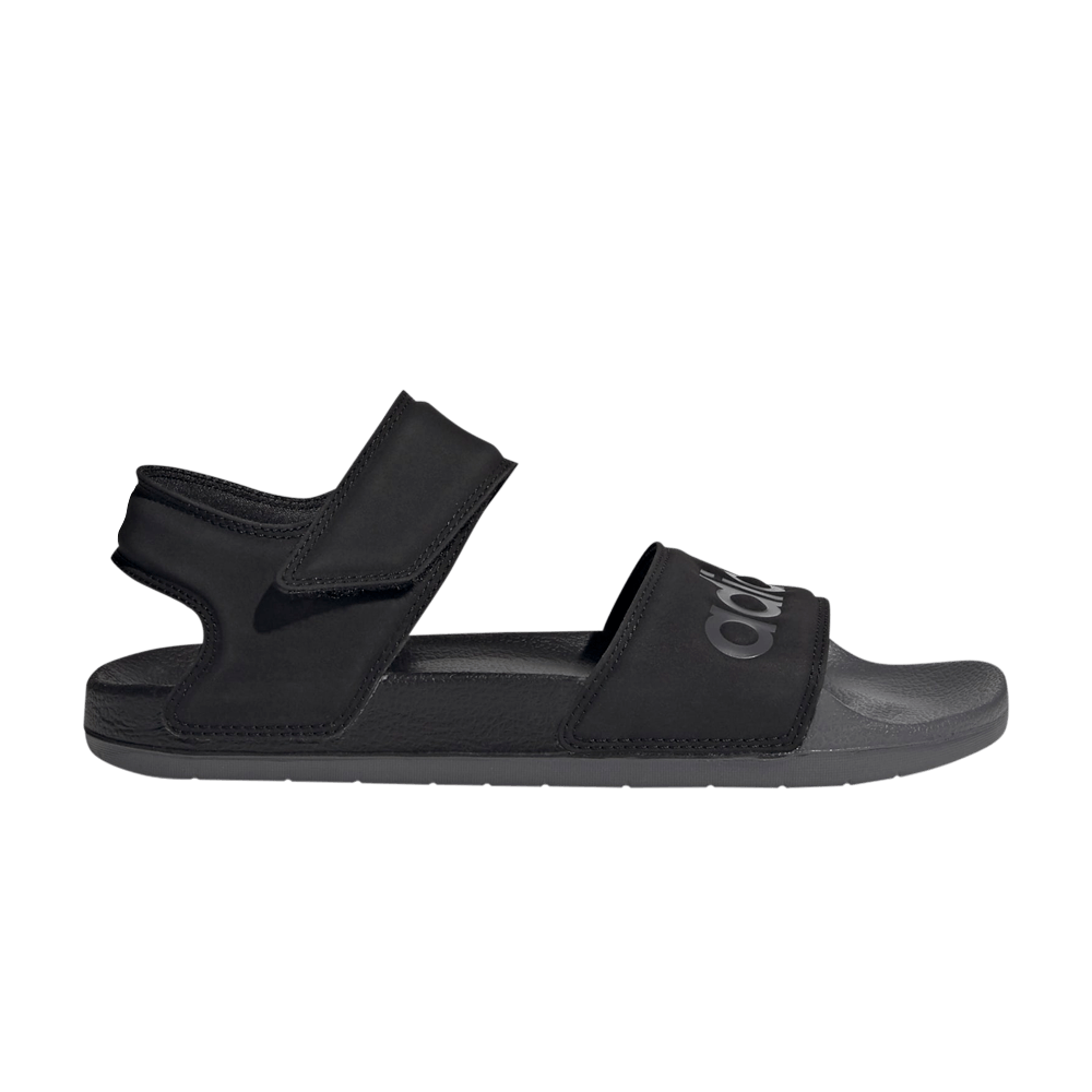 Image of adidas Adilette Sandal Black Grey (FY8649)