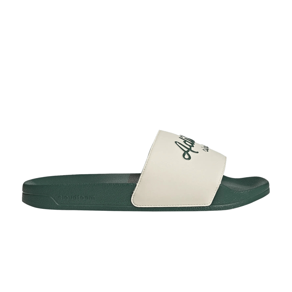 Image of adidas Adilette Slide White Collegiate Green (GW8749)