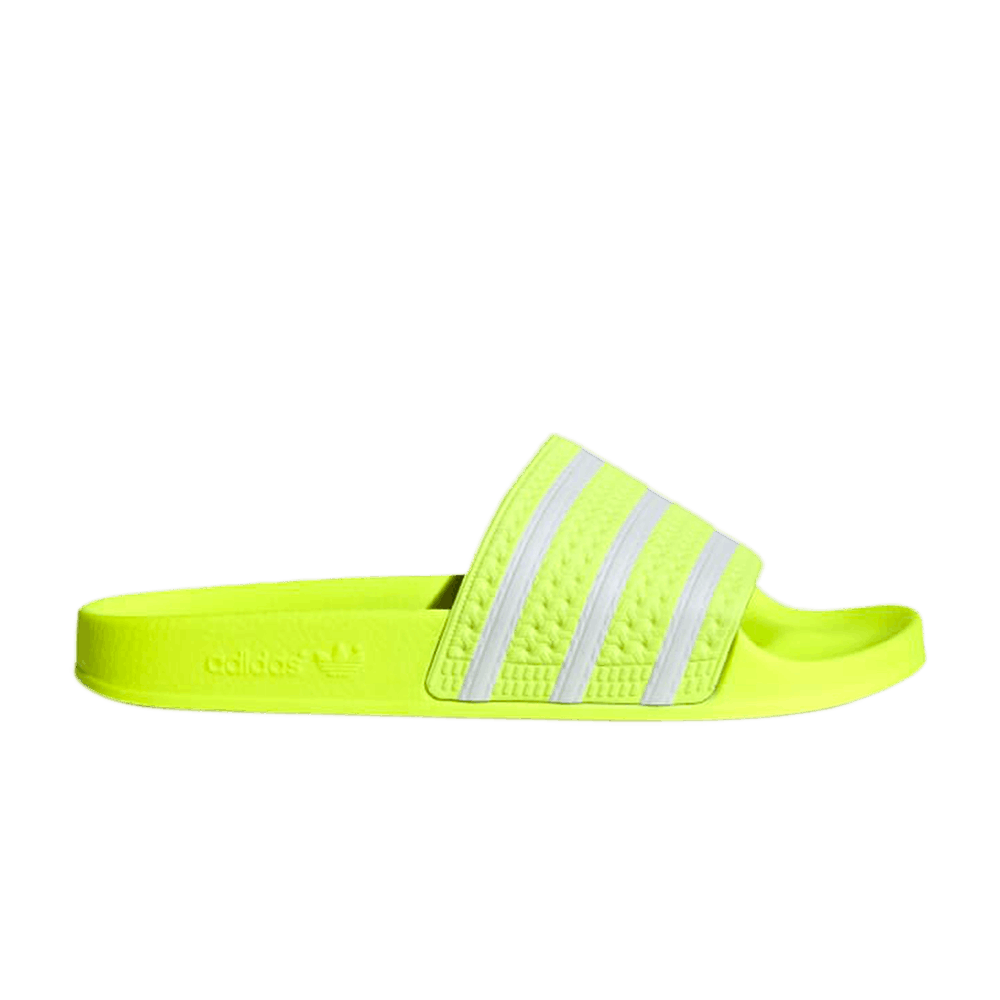 Image of adidas Adilette Slides Solar Yellow (EE6182)