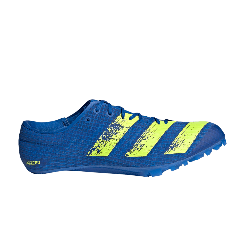 Image of adidas Adizero Finesse Spikes Football Blue Solar Yellow (H68746)