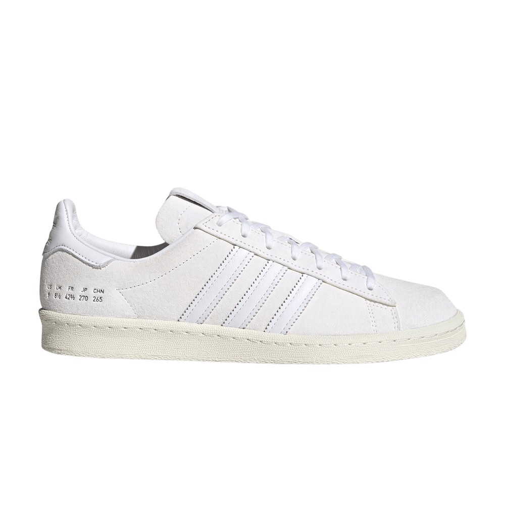 Image of adidas Campus 80s Size Tag - Off White (FY5467)