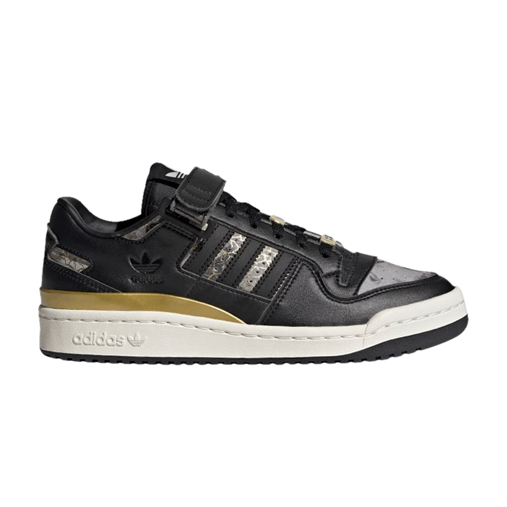 Image of adidas Candace Parker x Wmns Forum Low Black Tech Mineral (GY6476)