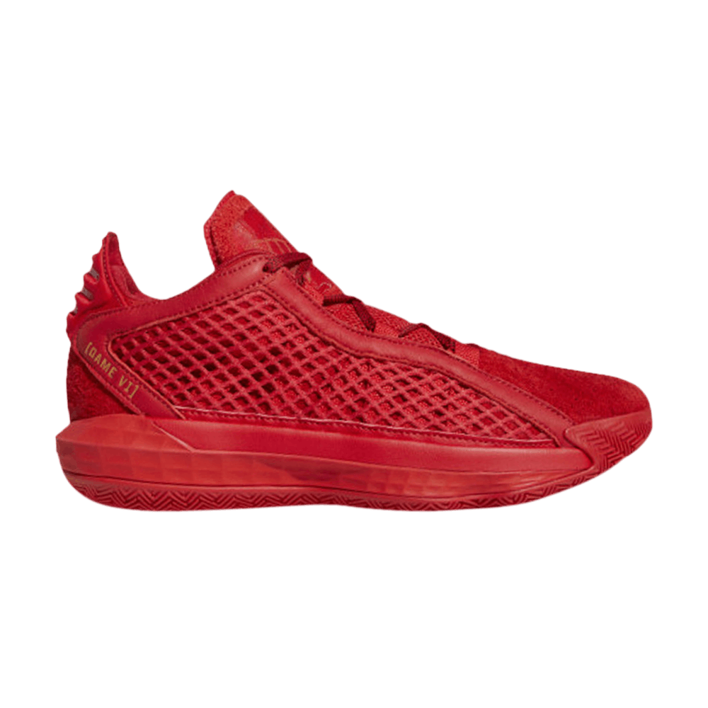 Image of adidas Dame 6 Leather Scarlet (FX9021)