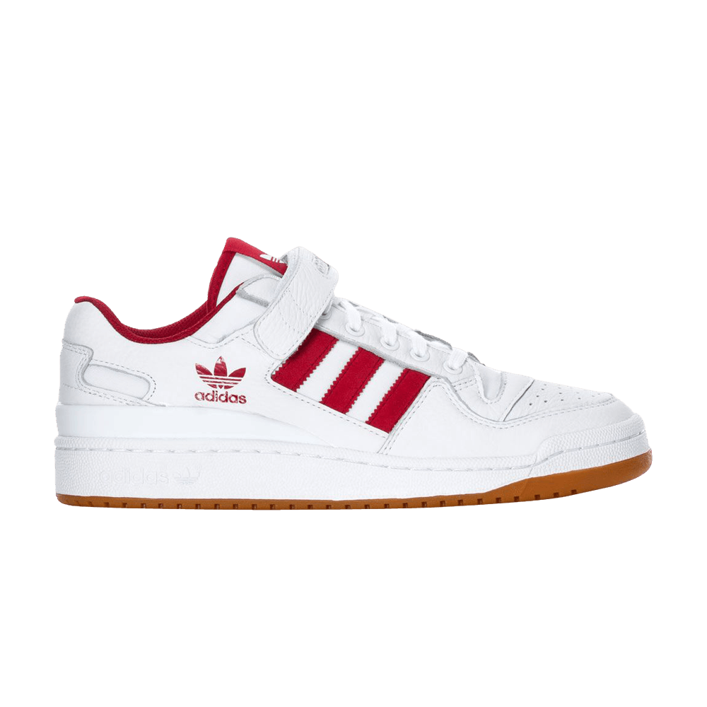 Image of adidas Forum Low White Power Red (B37769)