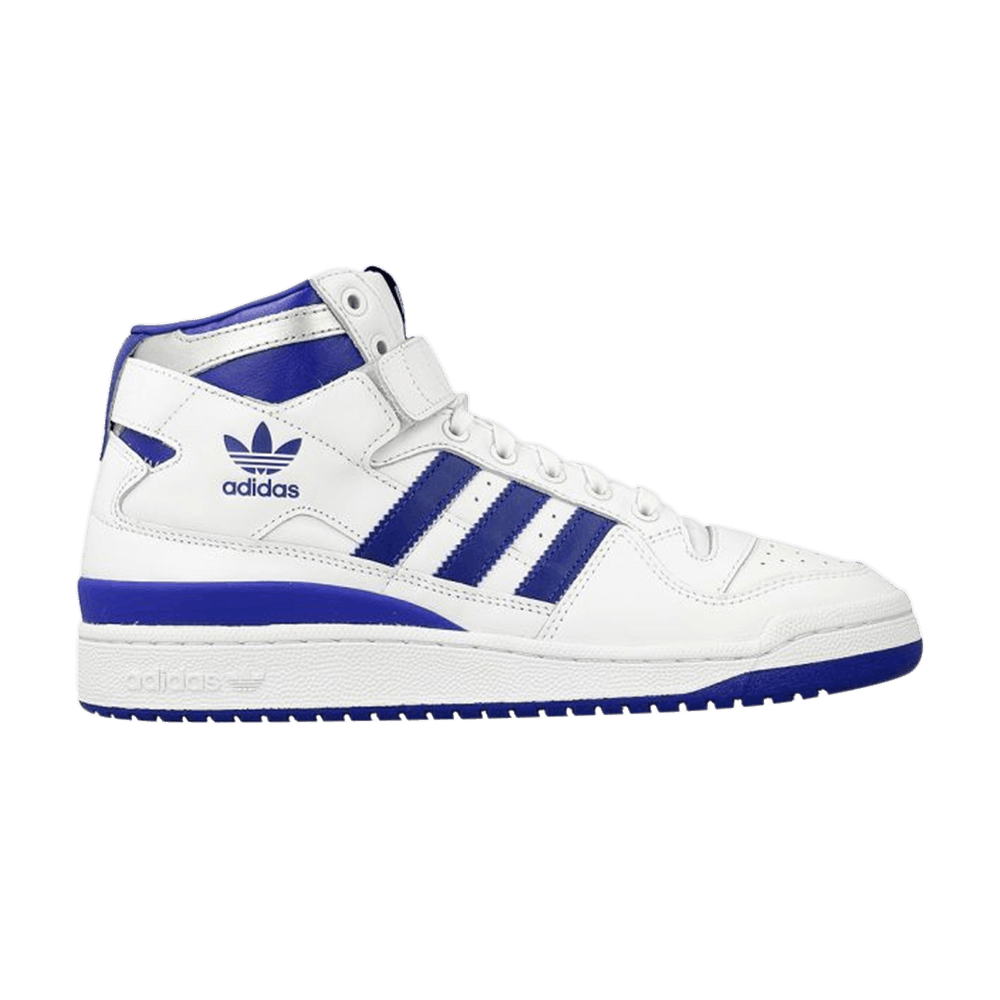 Image of adidas Forum Mid Refined White Navy (F37830)