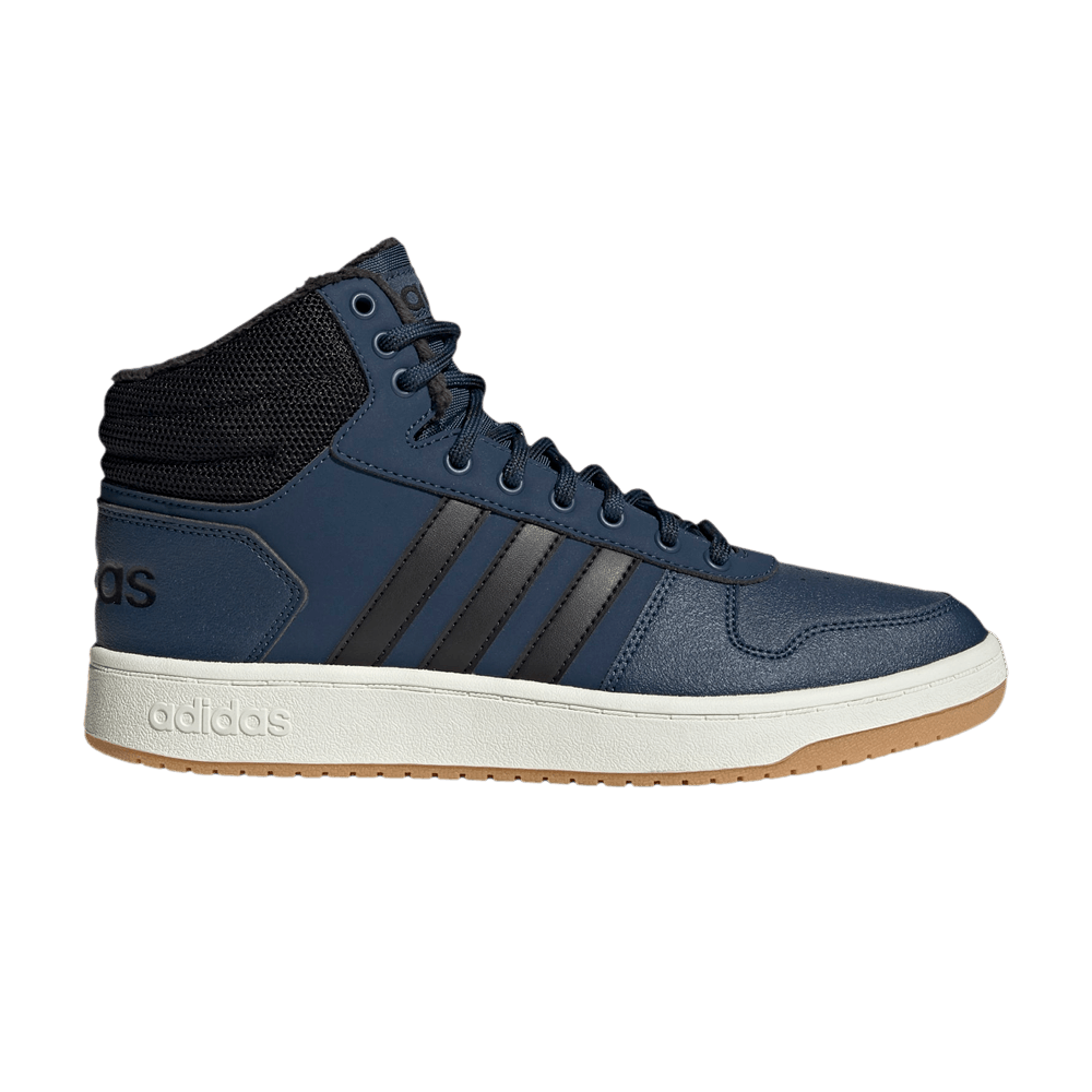 Image of adidas Hoops 2point0 Mid Crew Navy Gum (GZ7939)