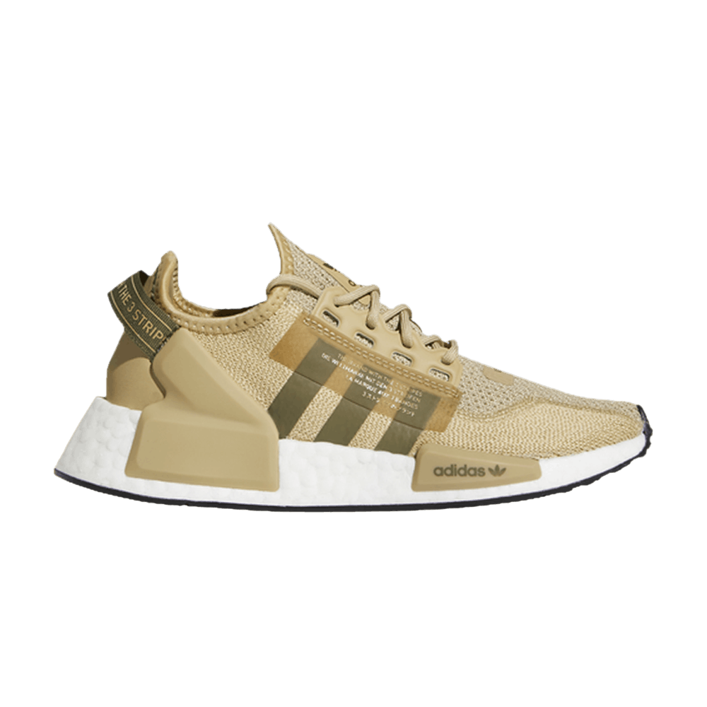 Image of adidas NMD_R1 V2 J Beige Tone Focus Olive (GY1398)