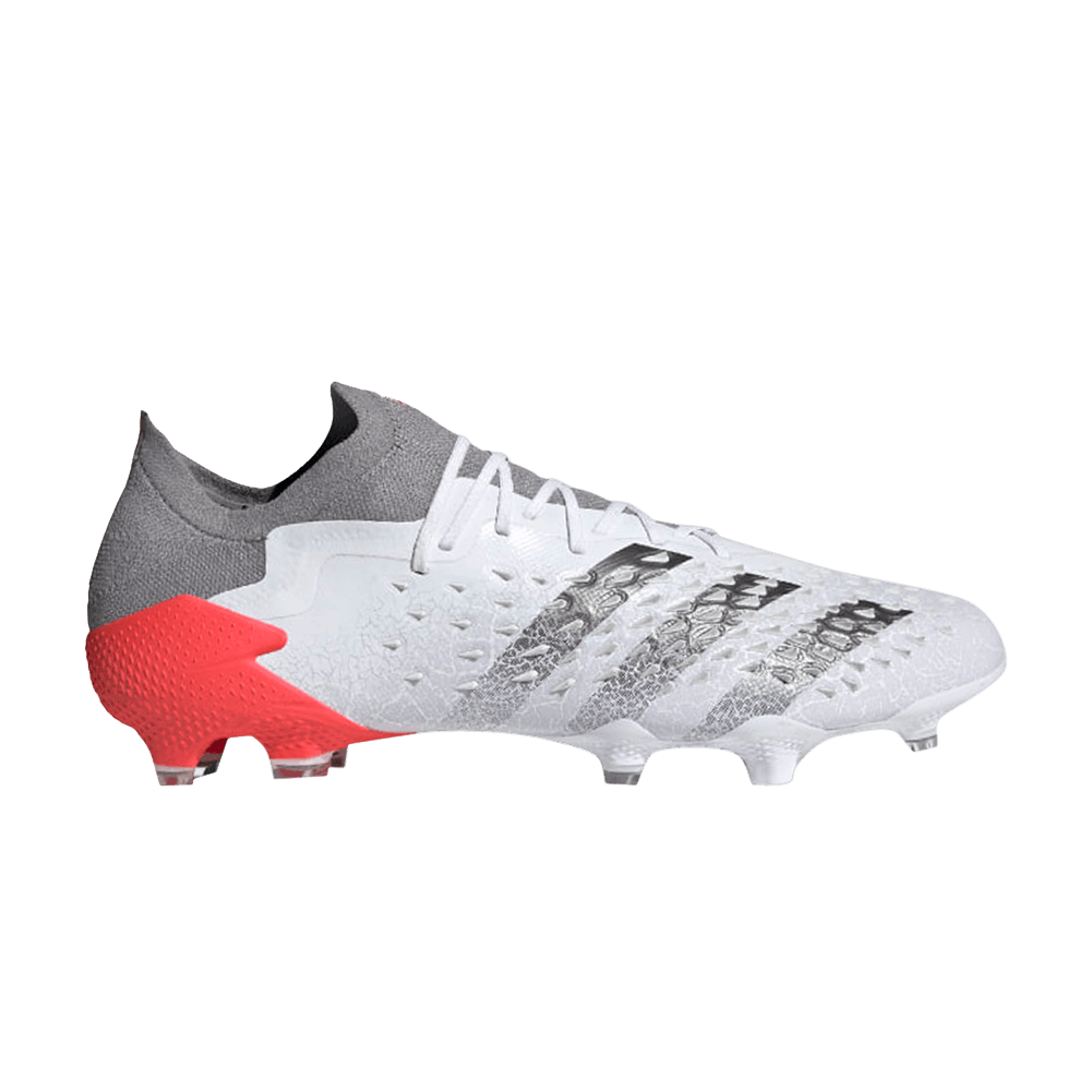 Image of adidas Predator Freakpoint1 FG White Solar Red (FY6263)