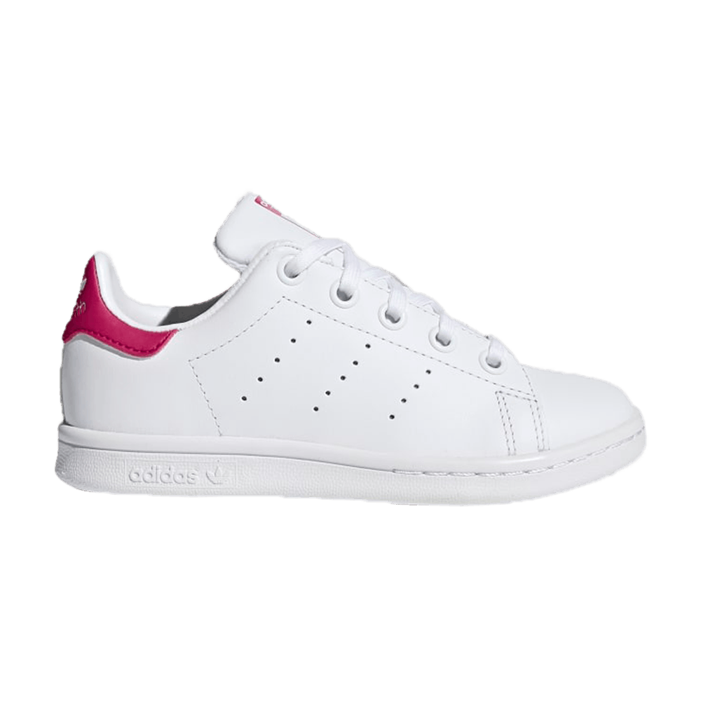 Image of adidas Stan Smith J White Bold Pink (BA8377)