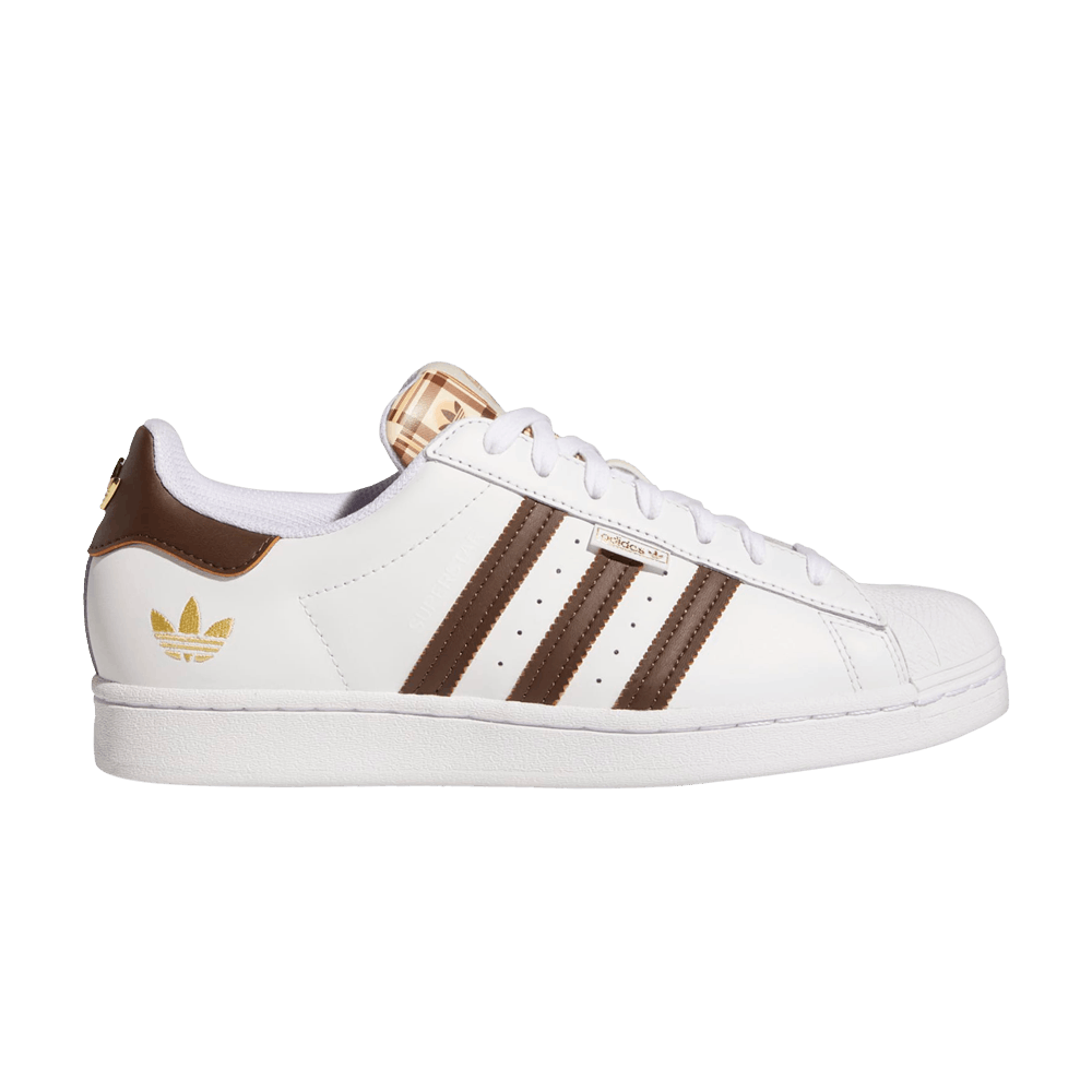 Image of adidas Superstar Graphic Pop - White Brown (HP3253)