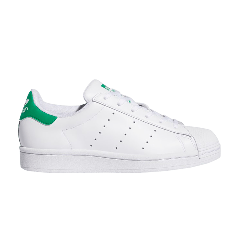 Image of adidas Superstar Stan Smith J Cloud White Green (FX1014)