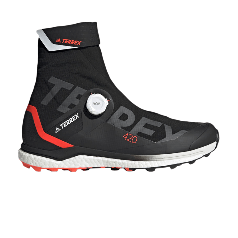 Image of adidas Terrex Agravic Tech Pro Trail Black Solar Red (FU7634)
