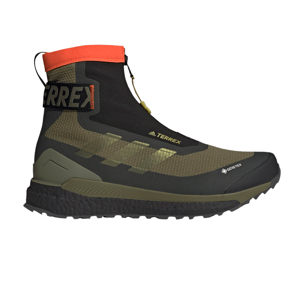 Image of adidas Terrex Free Hiker ColdpointRDY Focus Olive Impact Orange (GY6757)
