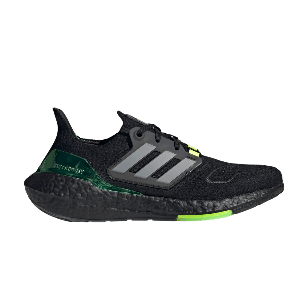 Image of adidas UltraBoost 22 Black Beam Green (GX5917)
