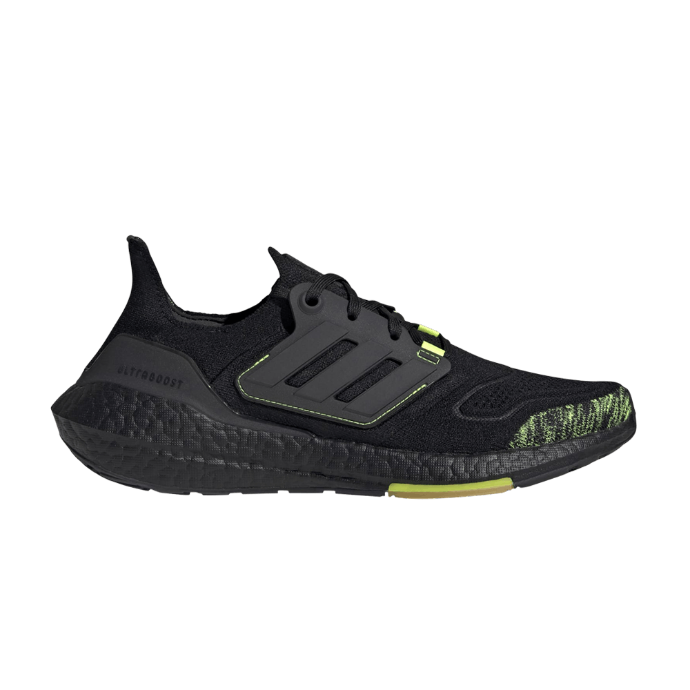 Image of adidas UltraBoost 22 Black Solar Yellow (GX5915)