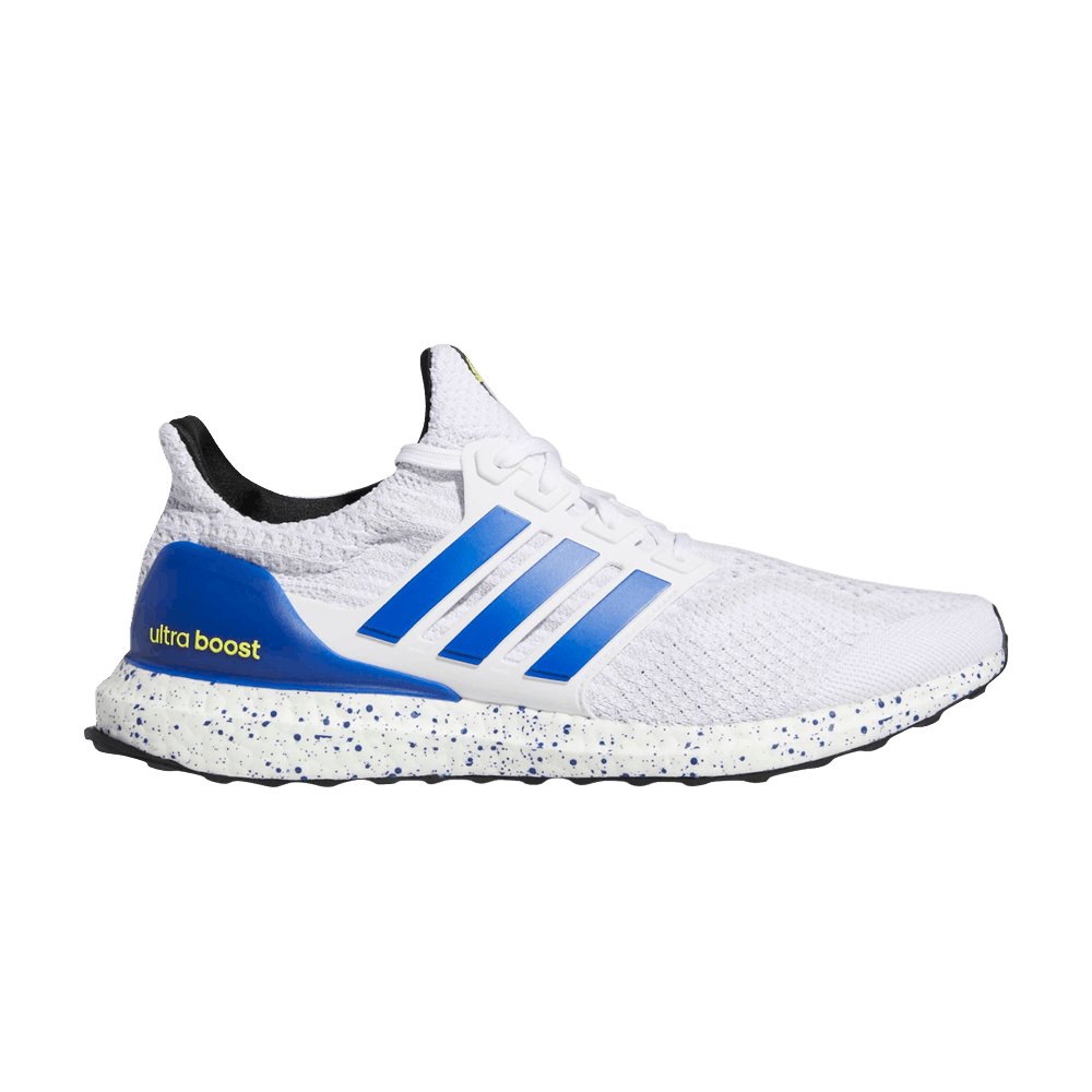 Image of adidas UltraBoost 5point0 DNA White Royal Blue Speckled (HP2478)