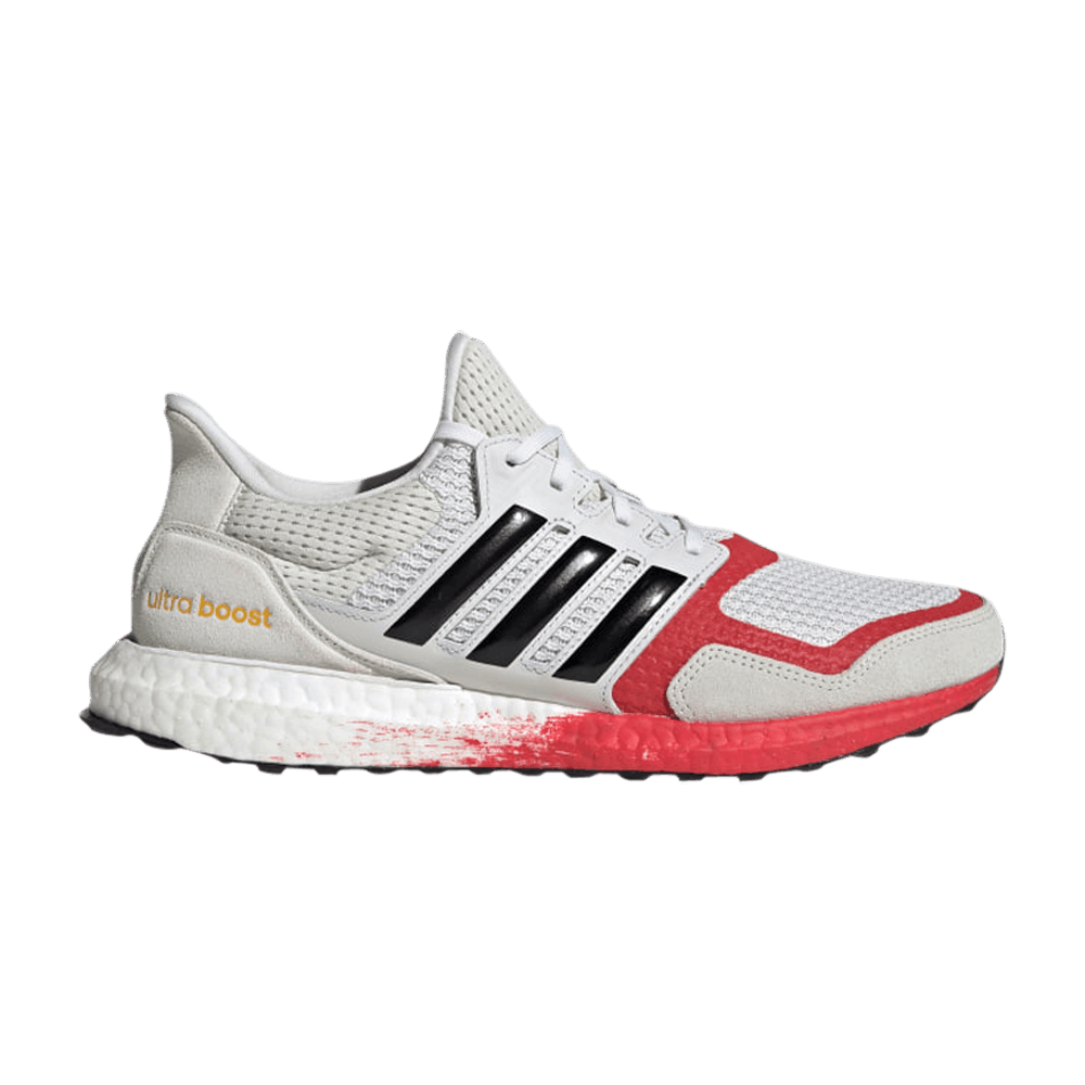 Image of adidas UltraBoost DNA Grey Lush Red (FW4905)
