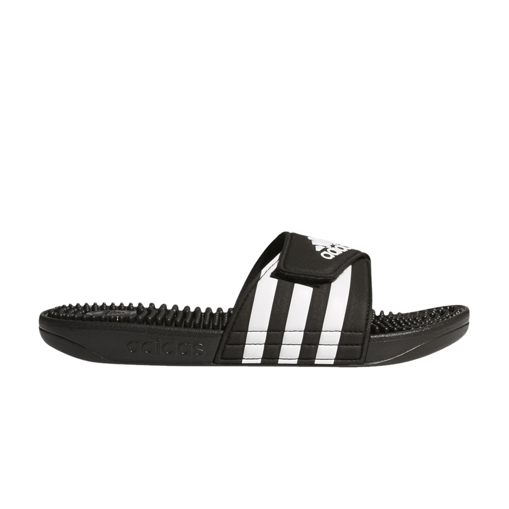 Image of adidas Wmns Adissage Slides Black White (G28841)