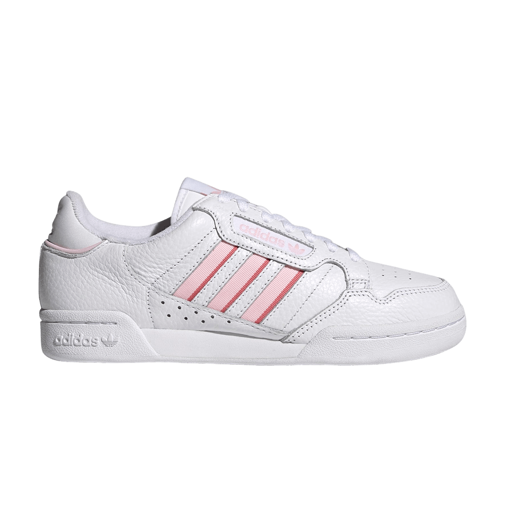 Image of adidas Wmns Continental 80 Stripes White Clear Pink (S42625)