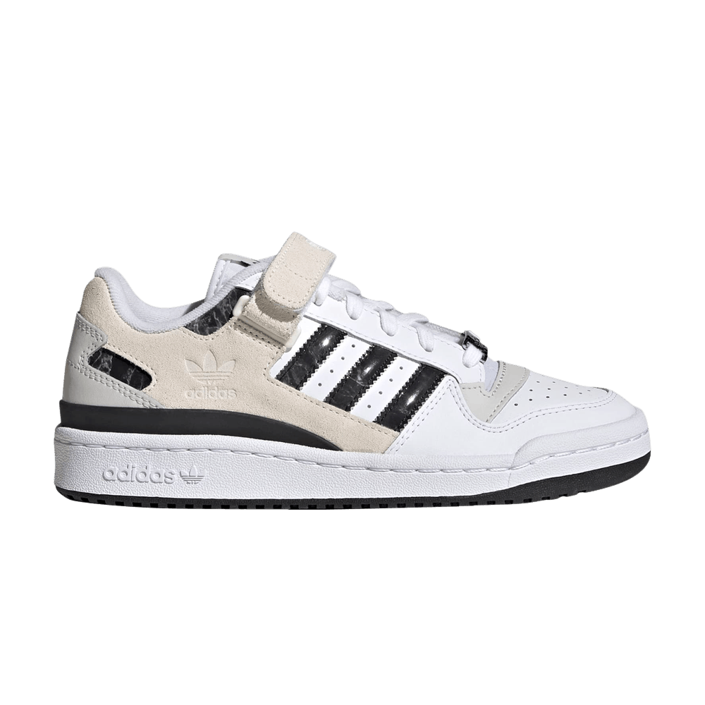 Image of adidas Wmns Forum Low White Black (GY9463)