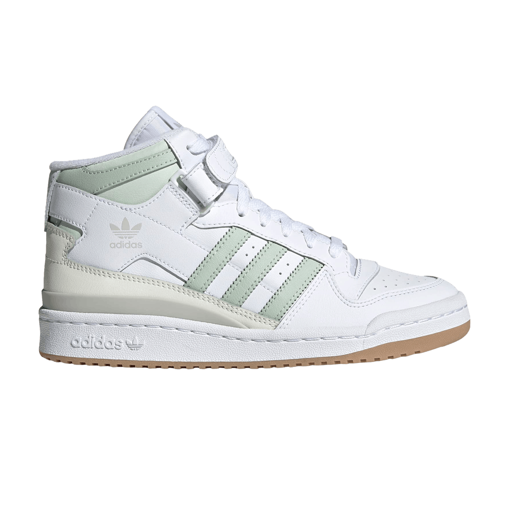 Image of adidas Wmns Forum Mid White Linen Green (GX4578)