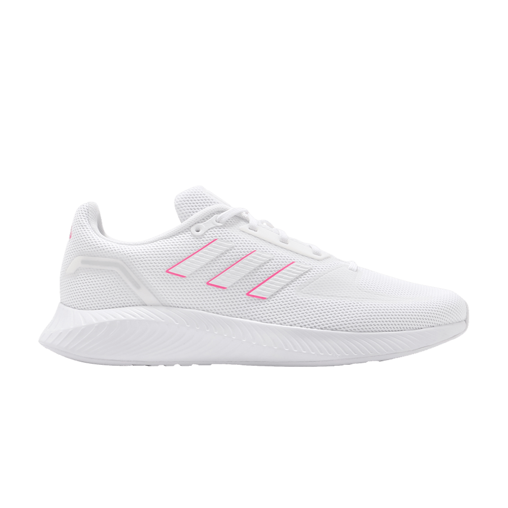 Image of adidas Wmns Runfalcon 2point0 White Screaming Pink (FY9623)