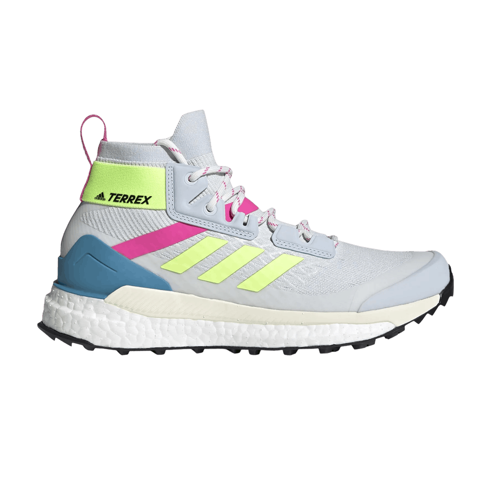 Image of adidas Wmns Terrex Free Hiker Primeblue Halo Blue Yellow Screaming Pink (FY7336)