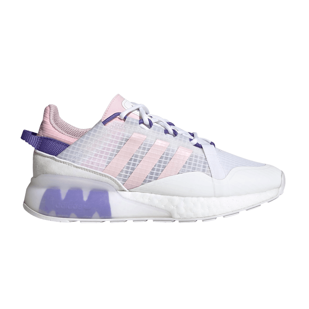 Image of adidas Wmns ZX 2K Boost Pure White Clear Pink Purple (GZ7874)
