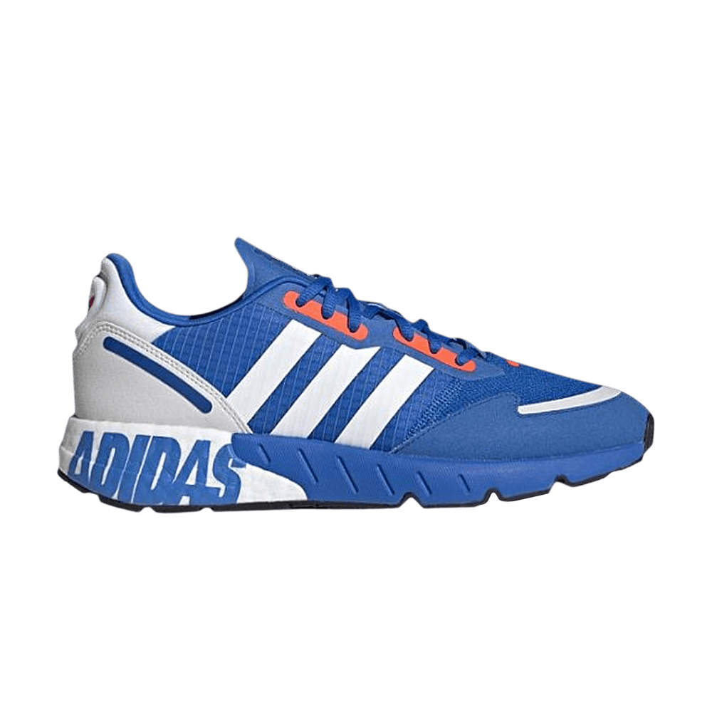 Image of adidas ZX 1K Boost Glow Blue Solar Red (H68720)