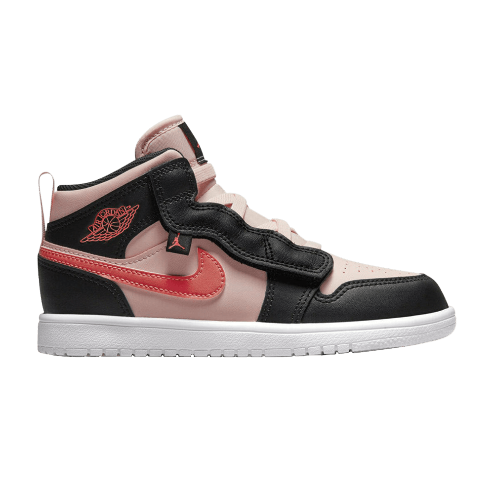 Image of Air Jordan 1 Mid ALT PS Black Pink Crimson (AR6351-604)
