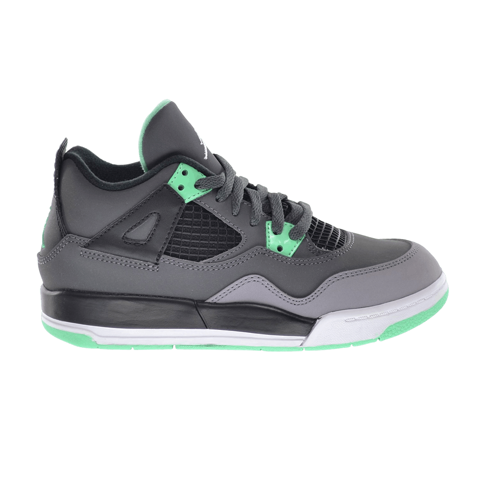Image of Air Jordan Jordan 4 Retro Ps Green Glow (308499-033)