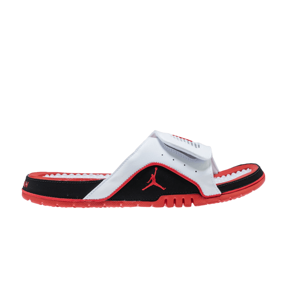 Image of Air Jordan Jordan Hydro 4 Retro White Fire Red (532225-160)