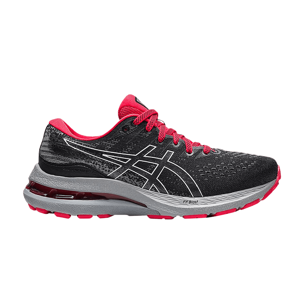 Image of ASICS Gel Kayano 28 GS Black Electric Red (1014A210-002)