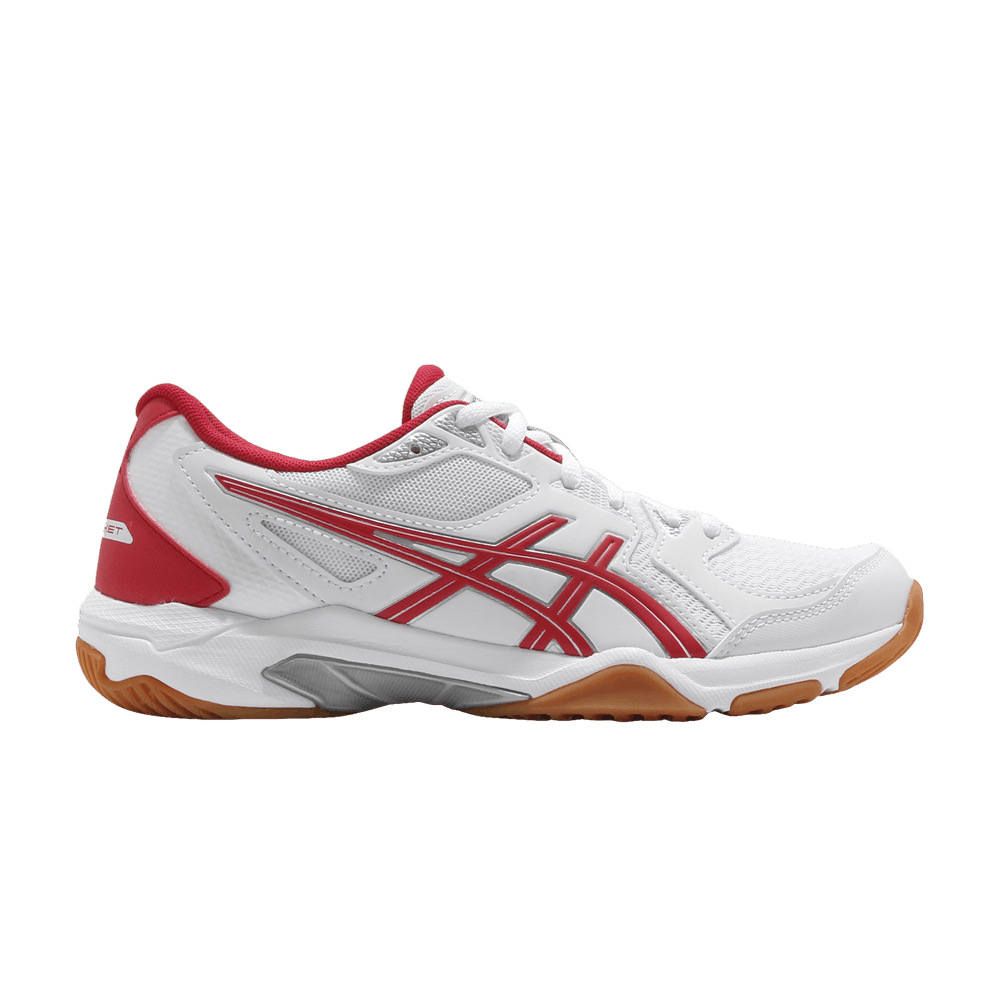 Image of ASICS Wmns Gel Rocket 10 White Classic Red (1072A056-100)