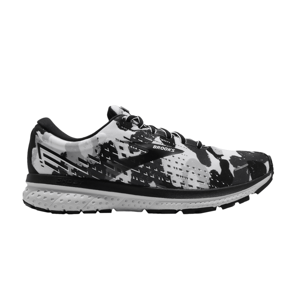 Image of Brooks Ghost 13 Camo Pack - Black White (110348-1D-156)
