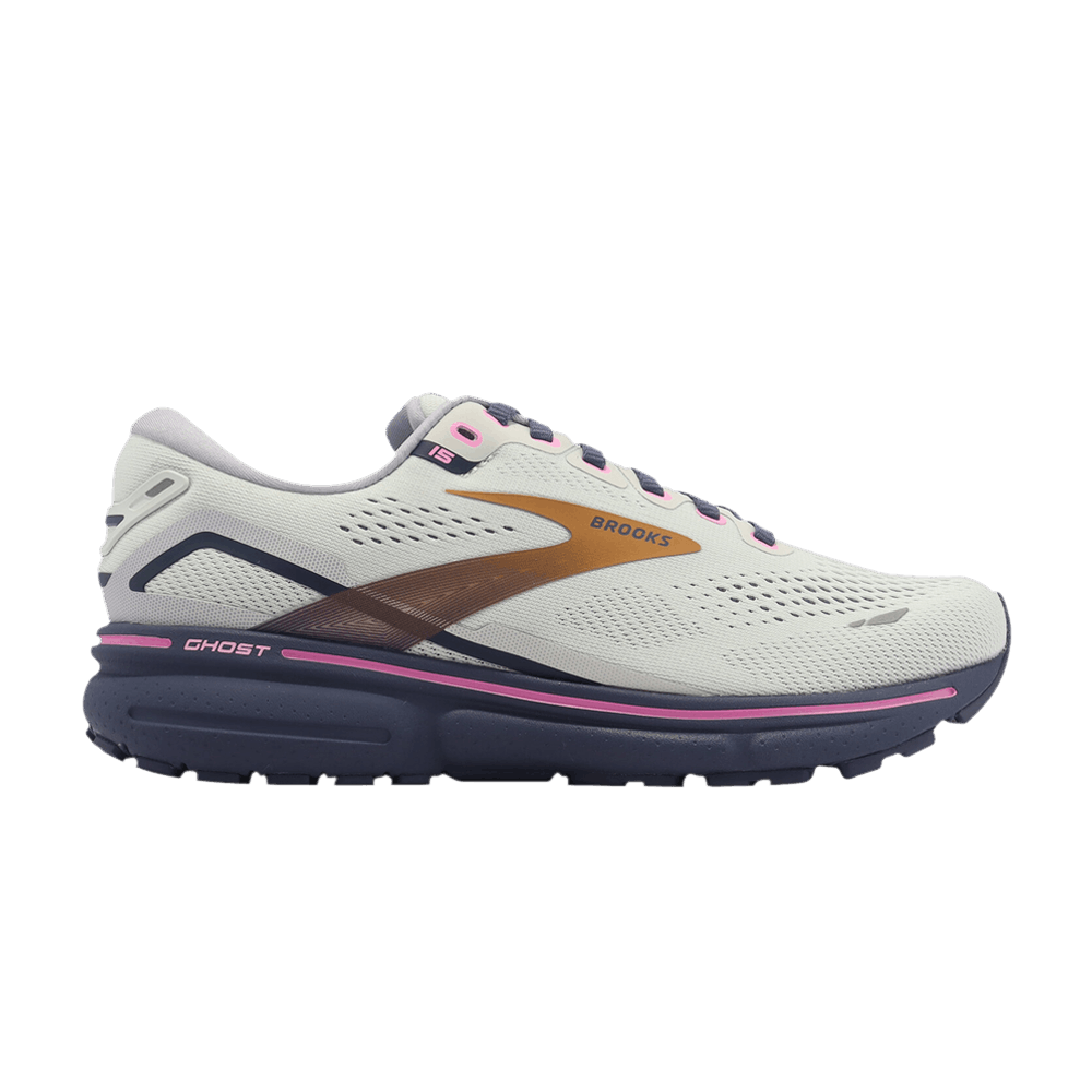 Image of Brooks Wmns Ghost 15 Wide Spa Blue Copper (120380-1D-492)