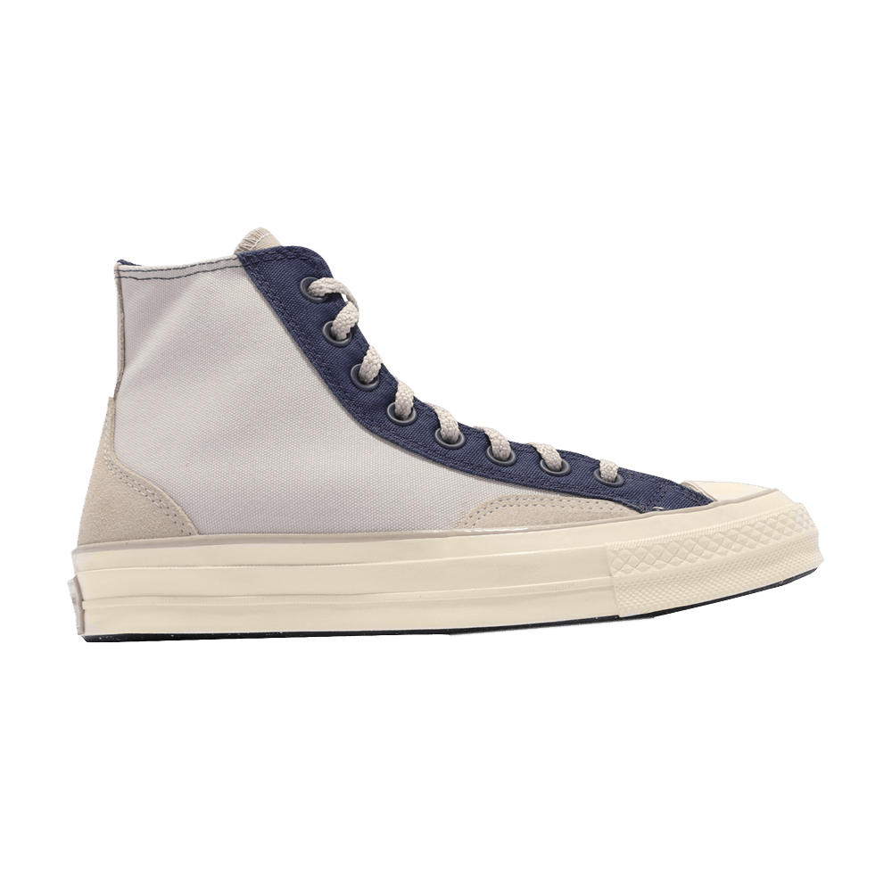 Image of Converse Chuck 70 Court High Pale Putty Midnight Navy (171686C)