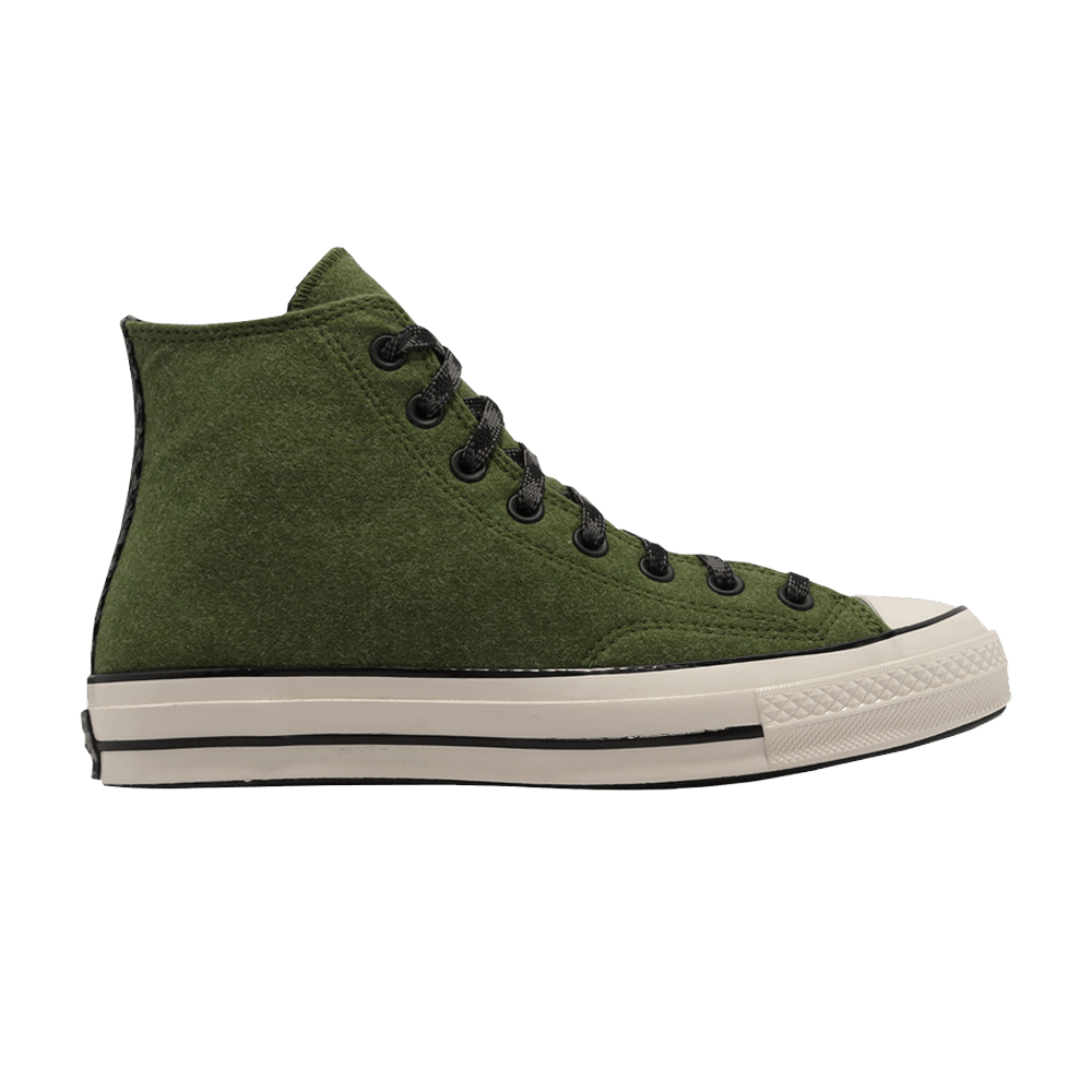 Image of Converse Chuck 70 High Flannel Green (A04284C)
