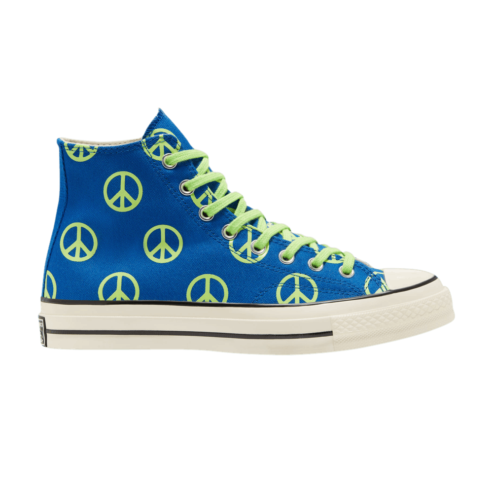 Image of Converse Chuck 70 High Unleash Peace - Royal Ghost Green (167913C)