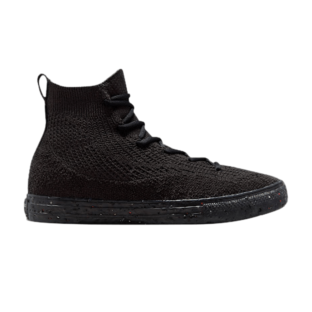 Image of Converse Chuck Taylor All Star Crater Knit High Renew Remix - Black (172031C)