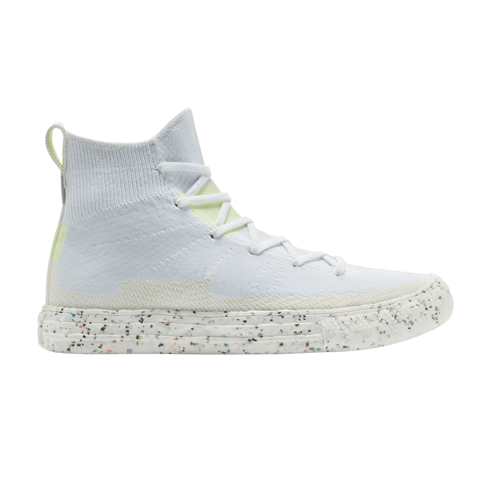 Image of Converse Chuck Taylor All Star Crater Knit High White Barely Volt (170368C)