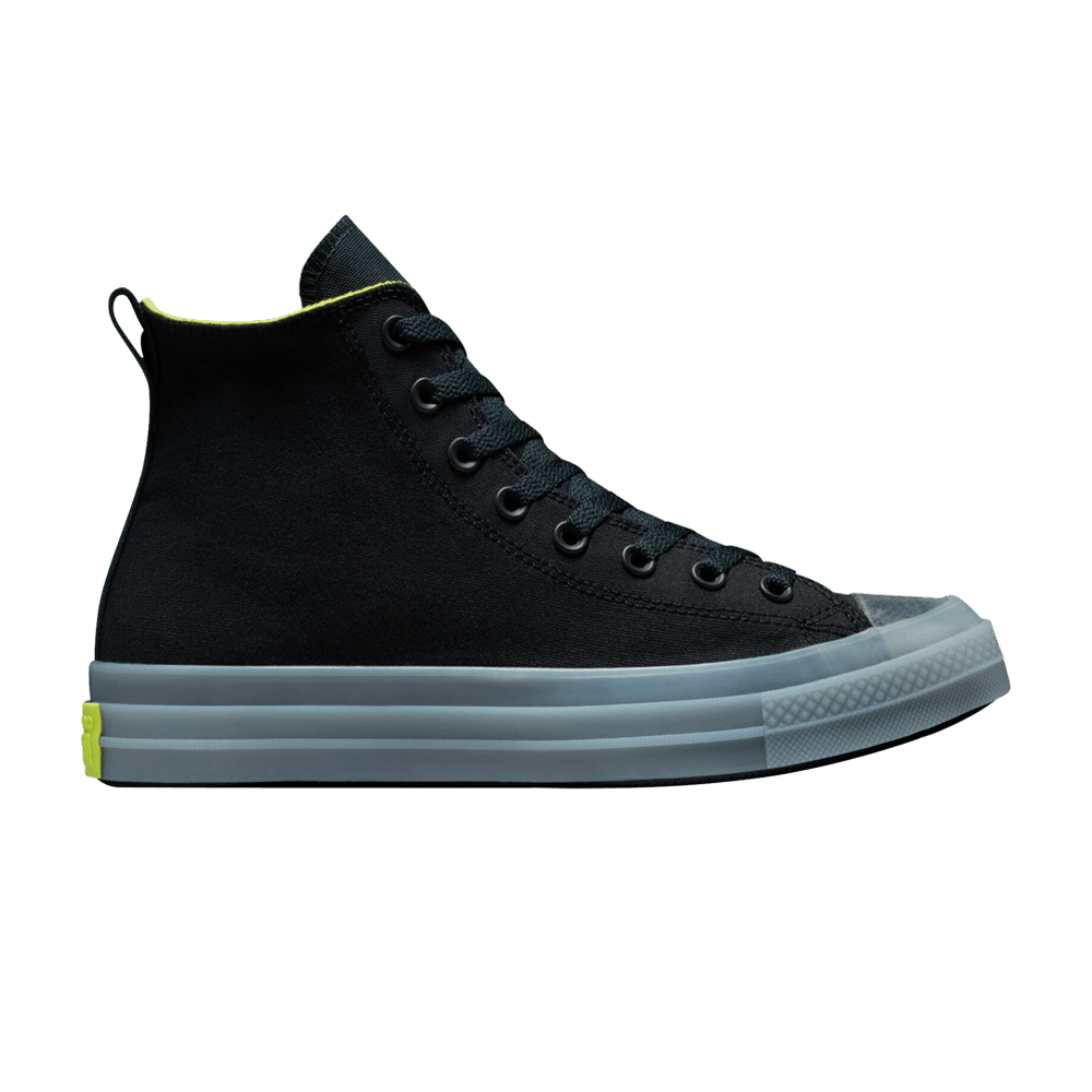Image of Converse Chuck Taylor All Star CX Fleece Lined High Black Lime Twist (170997C)