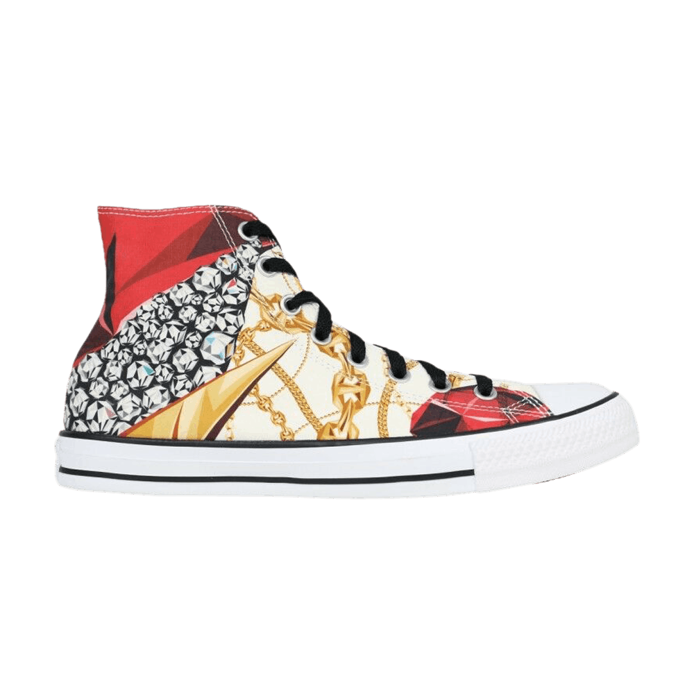 Image of Converse Chuck Taylor All Star High Gold Chain Ruby (156464F)